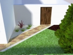 Vizualizácie terasy, záhrady